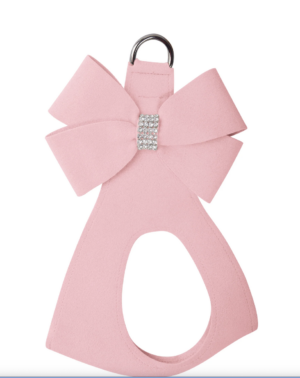 Puppy Pink Nouveau Bow Step In Harness